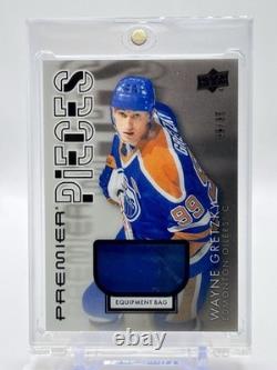 2024-25 UD Premier WAYNE GRETZKY Pieces Equipment Bag Relic Oilers HOF 09/35