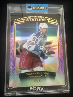 2024-25 UD Stature Hockey Wayne Gretzky Purple 20/25 #26