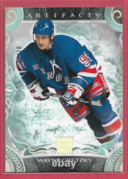 2024-25 Upper Deck Artifacts Wayne Gretzky Seafoam Green 07/10 New York Rangers