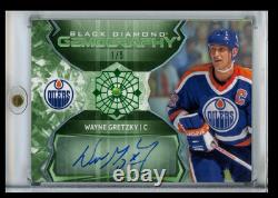 2024-25 Upper Deck Black Diamond Gemography Emerald Wayne Gretzky Auto 1/5 #G-WG