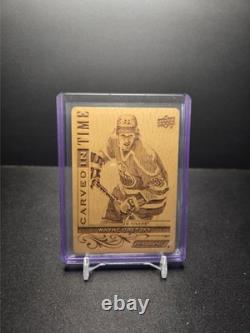 2024-25 Upper Deck Engrained Icons #CTWG Wayne Gretzky Carved In Time /100