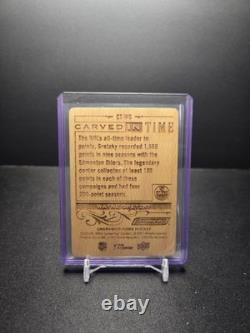 2024-25 Upper Deck Engrained Icons #CTWG Wayne Gretzky Carved In Time /100