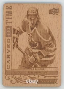2024-25 Upper Deck Engrained Icons Carved In Time Wayne Gretzky CT-WG
