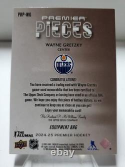 2024-25 Upper Deck Premier Pieces #PRP-WG Wayne Gretzky (Equipment Bag) 14/35