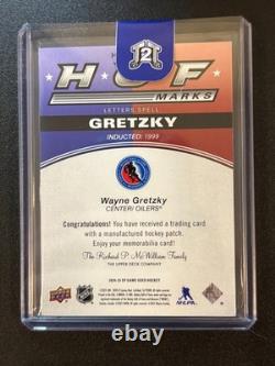 2024-25 Upper Deck SP Game Used HOF Marks Gretzky Patch 07/35 Wayne Gretzky