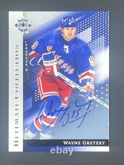 2024-25 Upper Deck Ultimate Collection Wayne Gretzky Silver Auto Rangers