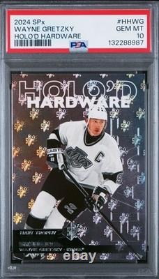 2024 SPX HOLO'D HARDWARE WAYNE GRETZKY SP Case Hit KINGS PSA 10 GEM MINT POP 2