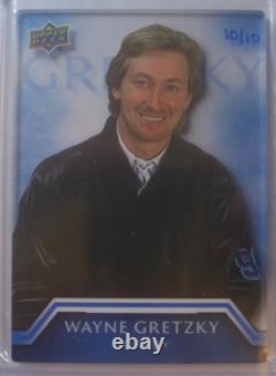 2024 Ud Upper Deck Uda Snapshots Clear Thick Acetate Blue #d 10/10 Wayne Gretzky