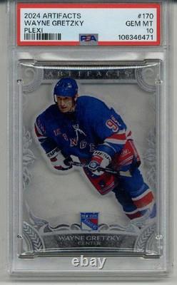 2024 Upper Deck Artifacts Plexi Wayne Gretzky Card Rangers Psa 10 Low Pop Rare