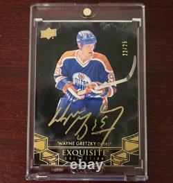2024 Upper Deck The Cup #eb-9 Wayne Gretzky Exquisite Collection Black Auto /25