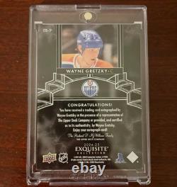 2024 Upper Deck The Cup #eb-9 Wayne Gretzky Exquisite Collection Black Auto /25