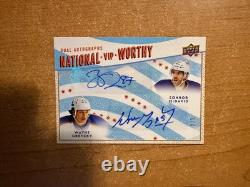 2025 Upper Deck National Wayne Gretzky / Connor McDavid Dual Auto #d 2/5