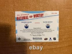 2025 Upper Deck National Wayne Gretzky / Connor McDavid Dual Auto #d 2/5