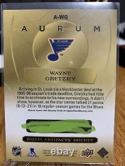 22-23 Upper Deck Artifacts WAYNE GRETZKY Artifacts Aurum UNSCRATCHED SSP 1640