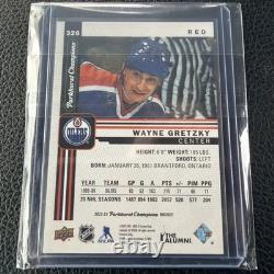 22-23 Upper Deck Parkhurst Champions- LEGENDS Wayne Gretzky RED #326 44/51