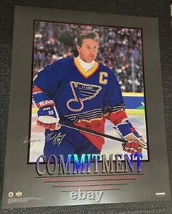 24x30 Wayne Gretzky Commitment Upper Deck Limited Edition Printers Proof #12