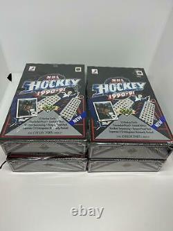(4) 1990-91 Upper Deck Hockey Low Series Wax Boxes Factory Sealed
