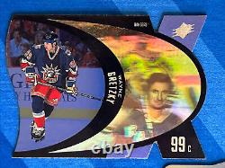 (5)90's Wayne Gretzky Die-Cut SPx Upper Deck Card Lot Hall Of Fame