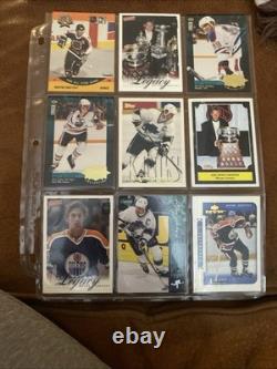 78 Wayne Gretzky Card Lot Mostly Good Condition. Nine Different Pages