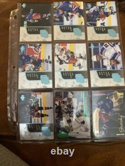 78 Wayne Gretzky Card Lot Mostly Good Condition. Nine Different Pages