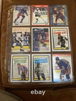 78 Wayne Gretzky Card Lot Mostly Good Condition. Nine Different Pages