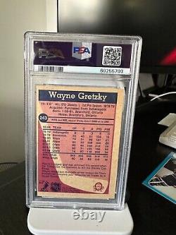 8 PSA Graded Cards / Wayne Gretzky Lot 1979-80-81-90-91 / OPC / UPPER DECK