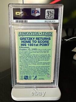 8 PSA Graded Cards / Wayne Gretzky Lot 1979-80-81-90-91 / OPC / UPPER DECK