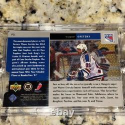 97-98 Upper Deck Black Diamond Premium Cut Quad Diamond Horizontal WAYNE GRETZKY