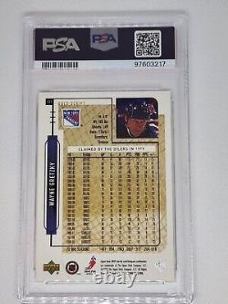 99/00 Upper Deck Mvp Gold Script #131 Wayne Gretzky (060/100) Psa 10 Pop 6