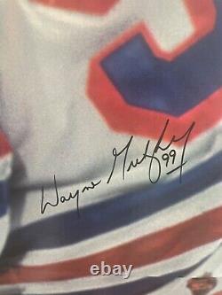 Authenticated Memorabilia Upper Deck lifesize Wayne Gretzky cut out autographed