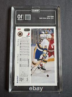 Brett Hull TAG 10 & Wayne Gretzky TAG 8.5. Upper Deck 1991-92