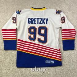 CCM Wayne Gretzky St. Louis Blues 99 Heroes of Hockey Jersey 48 Made Canada