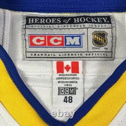 CCM Wayne Gretzky St. Louis Blues 99 Heroes of Hockey Jersey 48 Made Canada
