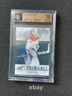 Carey Price 2007-08 Upper Deck Ice RC Premieres 28/99 BGS 10 PRISTINE Young Guns