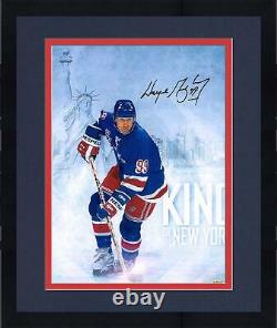 Frmd Wayne Gretzky Rangers Signed 16 x 20 King of Photo LE 99 Upper Deck