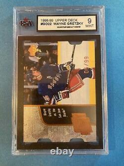 Gretzky 1998-99 Upper Deck Year of the Great One Quantum Parallel GO22 /99 KSA 9