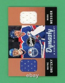 Gretzky, Messier 00-01 Upper Deck Vintage Dynasty A Piece Of History Jersey #GK