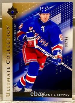 JERSEY # MATCH! 2024-25 UD Ultimate Collections Wayne Gretzky 99/99! RANGERS