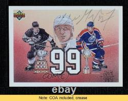 JSA Certified 1991-92 Upper Deck Wayne Gretzky #38 COA Auto HOF READ 0h6