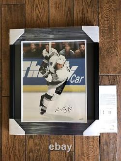 LA Kings Wayne Gretzky Signed 16x20 Photo Framed Autograph Auto UDA Upper Deck