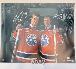 McDavid / Gretzky Generations autographed 16X20 picture (UDA authenticated)