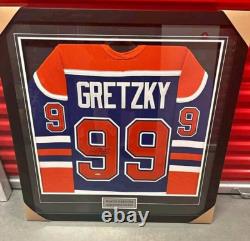 NHL-Jersey-CCM Autographed Framed Wayne Gretzky Edmonton Oilers Upper Deck COA