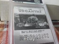 PSA 10 GEM MINT 2023-24 Upper Deck Wayne Gretzky UD Canvas Black And White C241