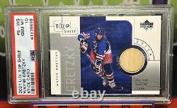PSA 10 Wayne Gretzky /SP Game Used Hockey Stick Card Relic 2001 Upper Deck RARE