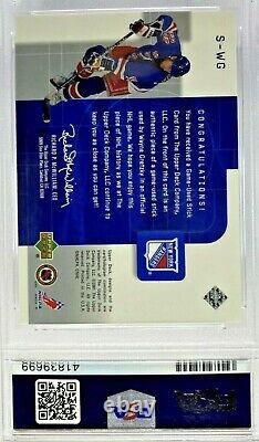 PSA 10 Wayne Gretzky /SP Game Used Stick Card Relic 2001 Upper Deck Pop 1 1/1