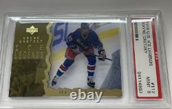 PSA 9 WAYNE GRETZKY 1996-97 Upper Deck Ice Legends Gold #112 only one higher