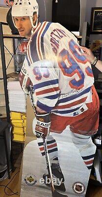 RARE Wayne Gretzky Oversized Cardboard Cut Out 1997 Upper Deck Promo RANGERS
