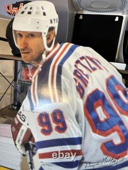 RARE Wayne Gretzky Oversized Cardboard Cut Out 1997 Upper Deck Promo RANGERS