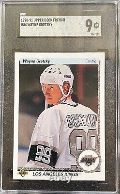SGC 9 1990 Upper Deck French Wayne Gretzky