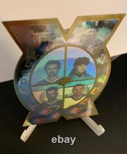 #SPX5 Wayne Gretzky 1996-97 SP SPx Force DIE-CUT (with Iginla, Jagr & Brodeur) -NY